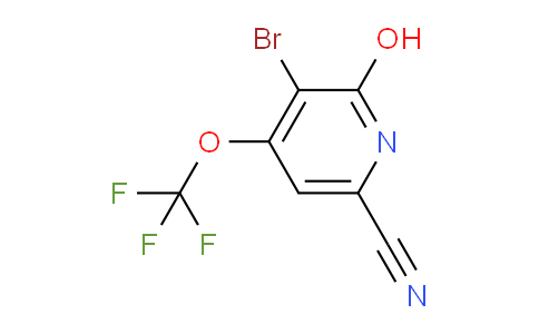 3-Bromo-6-cyano-2-hydroxy-4-(trifluoromethoxy)pyridine