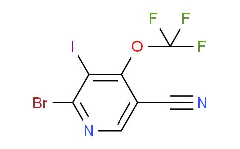 AM100373 | 1806227-88-2 | 2-Bromo-5-cyano-3-iodo-4-(trifluoromethoxy)pyridine