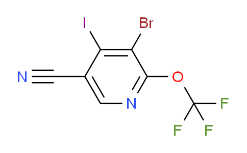 AM100385 | 1806080-32-9 | 3-Bromo-5-cyano-4-iodo-2-(trifluoromethoxy)pyridine