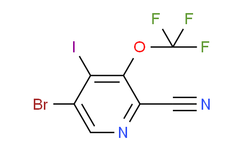 AM100395 | 1804593-42-7 | 5-Bromo-2-cyano-4-iodo-3-(trifluoromethoxy)pyridine