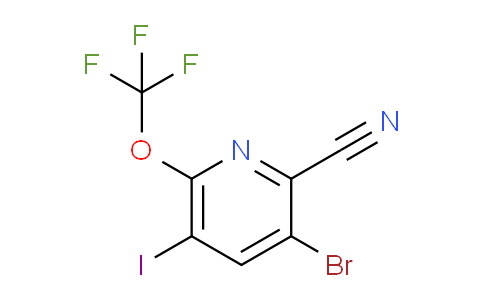 AM100402 | 1803664-65-4 | 3-Bromo-2-cyano-5-iodo-6-(trifluoromethoxy)pyridine