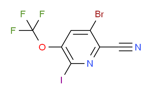 AM100403 | 1806012-23-6 | 3-Bromo-2-cyano-6-iodo-5-(trifluoromethoxy)pyridine