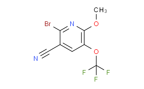 2-Bromo-3-cyano-6-methoxy-5-(trifluoromethoxy)pyridine