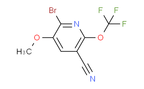2-Bromo-5-cyano-3-methoxy-6-(trifluoromethoxy)pyridine