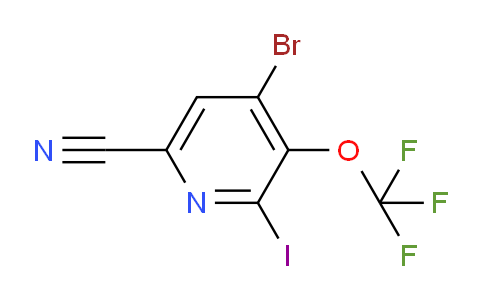 AM100422 | 1804387-83-4 | 4-Bromo-6-cyano-2-iodo-3-(trifluoromethoxy)pyridine