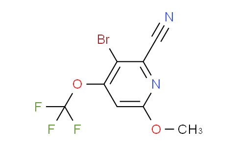 AM100423 | 1804584-29-9 | 3-Bromo-2-cyano-6-methoxy-4-(trifluoromethoxy)pyridine