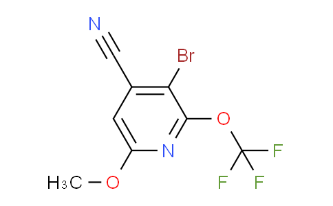 3-Bromo-4-cyano-6-methoxy-2-(trifluoromethoxy)pyridine