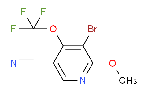 AM100430 | 1804584-36-8 | 3-Bromo-5-cyano-2-methoxy-4-(trifluoromethoxy)pyridine