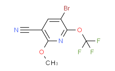 AM100433 | 1804672-85-2 | 3-Bromo-5-cyano-6-methoxy-2-(trifluoromethoxy)pyridine