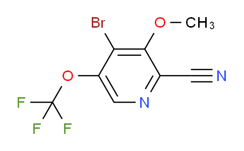 4-Bromo-2-cyano-3-methoxy-5-(trifluoromethoxy)pyridine
