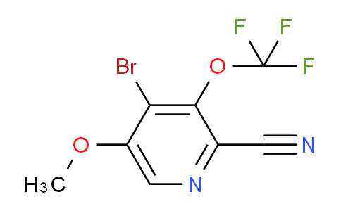 4-Bromo-2-cyano-5-methoxy-3-(trifluoromethoxy)pyridine