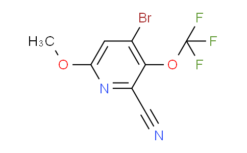 AM100436 | 1804541-21-6 | 4-Bromo-2-cyano-6-methoxy-3-(trifluoromethoxy)pyridine