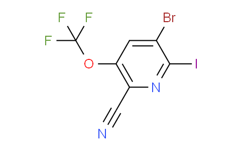 AM100437 | 1806080-49-8 | 3-Bromo-6-cyano-2-iodo-5-(trifluoromethoxy)pyridine