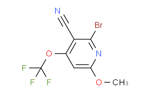 2-Bromo-3-cyano-6-methoxy-4-(trifluoromethoxy)pyridine
