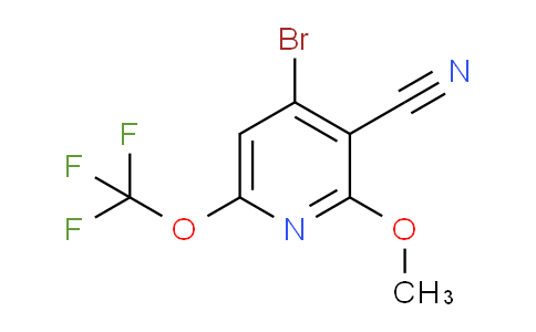 4-Bromo-3-cyano-2-methoxy-6-(trifluoromethoxy)pyridine