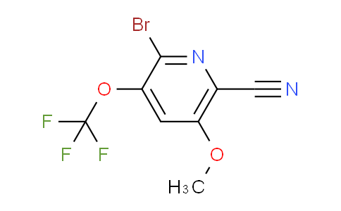 AM100446 | 1804647-58-2 | 2-Bromo-6-cyano-5-methoxy-3-(trifluoromethoxy)pyridine