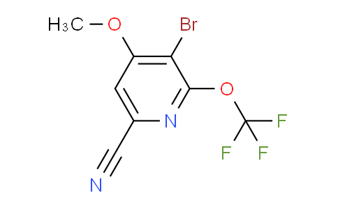 AM100448 | 1806171-72-1 | 3-Bromo-6-cyano-4-methoxy-2-(trifluoromethoxy)pyridine