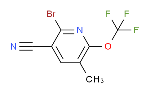 AM100451 | 1804541-34-1 | 2-Bromo-3-cyano-5-methyl-6-(trifluoromethoxy)pyridine