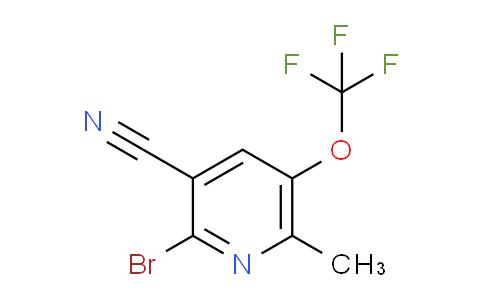 AM100452 | 1806228-55-6 | 2-Bromo-3-cyano-6-methyl-5-(trifluoromethoxy)pyridine