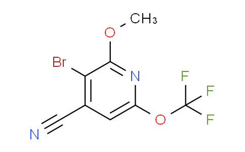 AM100458 | 1804672-79-4 | 3-Bromo-4-cyano-2-methoxy-6-(trifluoromethoxy)pyridine