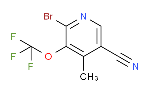 2-Bromo-5-cyano-4-methyl-3-(trifluoromethoxy)pyridine