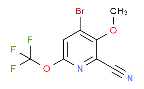 AM100463 | 1806108-24-6 | 4-Bromo-2-cyano-3-methoxy-6-(trifluoromethoxy)pyridine