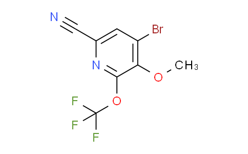 AM100464 | 1806080-97-6 | 4-Bromo-6-cyano-3-methoxy-2-(trifluoromethoxy)pyridine