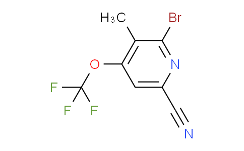 AM100465 | 1804672-96-5 | 2-Bromo-6-cyano-3-methyl-4-(trifluoromethoxy)pyridine