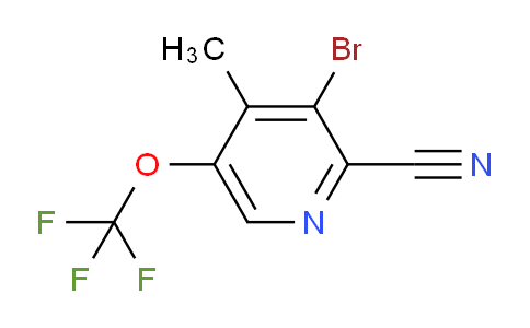 AM100468 | 1803524-47-1 | 3-Bromo-2-cyano-4-methyl-5-(trifluoromethoxy)pyridine