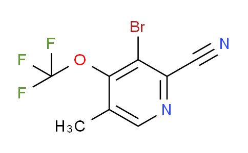 AM100469 | 1804541-47-6 | 3-Bromo-2-cyano-5-methyl-4-(trifluoromethoxy)pyridine