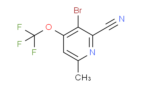 AM100470 | 1804593-59-6 | 3-Bromo-2-cyano-6-methyl-4-(trifluoromethoxy)pyridine