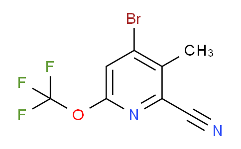 AM100483 | 1804576-13-3 | 4-Bromo-2-cyano-3-methyl-6-(trifluoromethoxy)pyridine