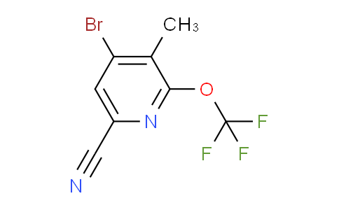 AM100484 | 1803524-52-8 | 4-Bromo-6-cyano-3-methyl-2-(trifluoromethoxy)pyridine