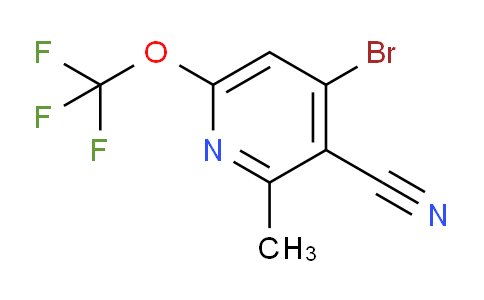 AM100487 | 1806012-73-6 | 4-Bromo-3-cyano-2-methyl-6-(trifluoromethoxy)pyridine