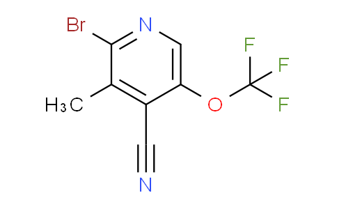 AM100489 | 1804394-59-9 | 2-Bromo-4-cyano-3-methyl-5-(trifluoromethoxy)pyridine