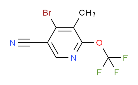 AM100490 | 1804388-47-3 | 4-Bromo-5-cyano-3-methyl-2-(trifluoromethoxy)pyridine