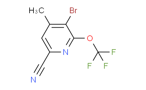 AM100494 | 1804394-89-5 | 3-Bromo-6-cyano-4-methyl-2-(trifluoromethoxy)pyridine