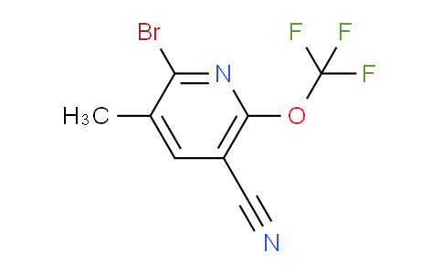 AM100498 | 1806171-78-7 | 2-Bromo-5-cyano-3-methyl-6-(trifluoromethoxy)pyridine