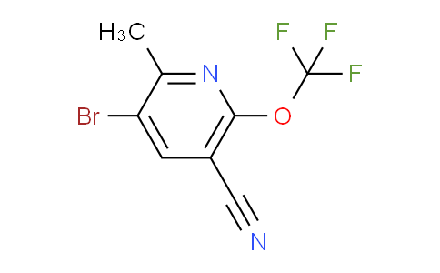 AM100515 | 1804541-49-8 | 3-Bromo-5-cyano-2-methyl-6-(trifluoromethoxy)pyridine