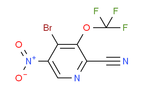 AM100519 | 1806012-79-2 | 4-Bromo-2-cyano-5-nitro-3-(trifluoromethoxy)pyridine