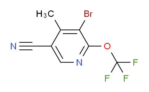 AM100522 | 1804388-04-2 | 3-Bromo-5-cyano-4-methyl-2-(trifluoromethoxy)pyridine