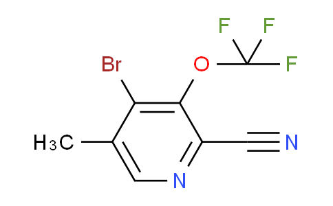 AM100524 | 1806171-93-6 | 4-Bromo-2-cyano-5-methyl-3-(trifluoromethoxy)pyridine