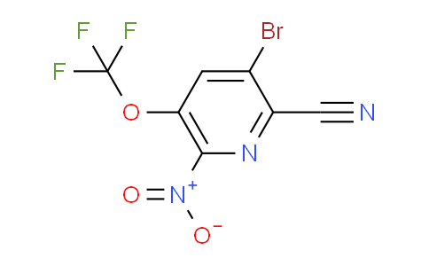 AM100536 | 1804395-78-5 | 3-Bromo-2-cyano-6-nitro-5-(trifluoromethoxy)pyridine