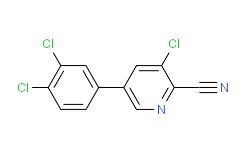 3-Chloro-5-(3,4-dichlorophenyl)picolinonitrile