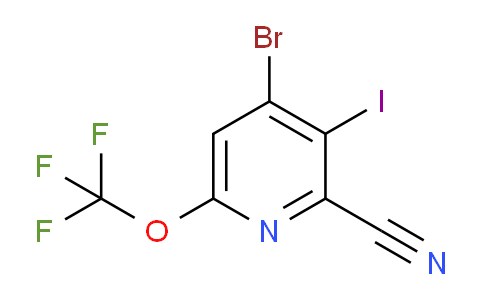 AM100558 | 1806171-58-3 | 4-Bromo-2-cyano-3-iodo-6-(trifluoromethoxy)pyridine