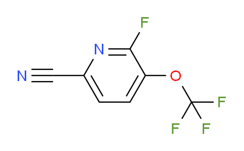 6-Cyano-2-fluoro-3-(trifluoromethoxy)pyridine