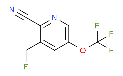 2-Cyano-3-(fluoromethyl)-5-(trifluoromethoxy)pyridine