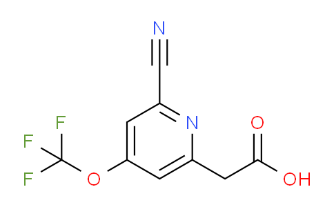 2-Cyano-4-(trifluoromethoxy)pyridine-6-acetic acid