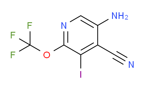 5-Amino-4-cyano-3-iodo-2-(trifluoromethoxy)pyridine