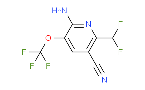 AM100671 | 1803979-24-9 | 2-Amino-5-cyano-6-(difluoromethyl)-3-(trifluoromethoxy)pyridine